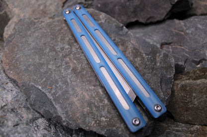 Flagship Tanto 010: Glacier Blue G10 (Blem)(Unsharpened)