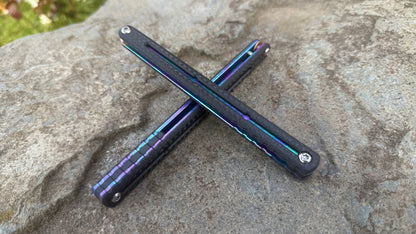 CF Kraken V2 Handles: Carbon Fiber w/ Jeweled Sponge Ano